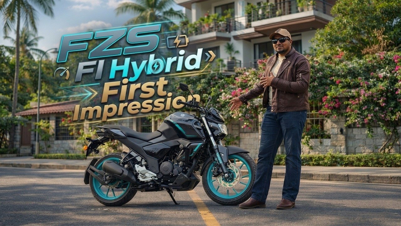 The New YAMAHA FZS FI HYBRID First Impression!