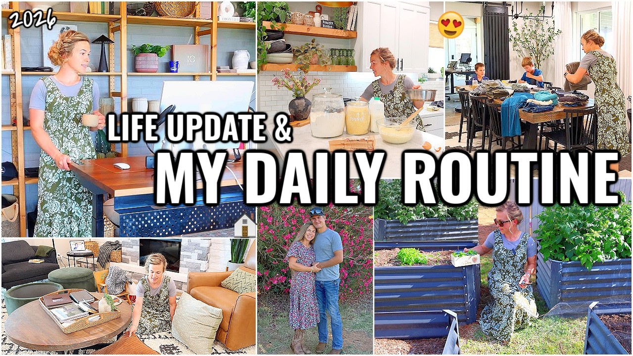 MY DAILY ROUTINE FOR 2026 & A LIFE UPDATE! 6:30AM MORNING ROUTINE | CLEANING & ORGANIZING ROUTINE