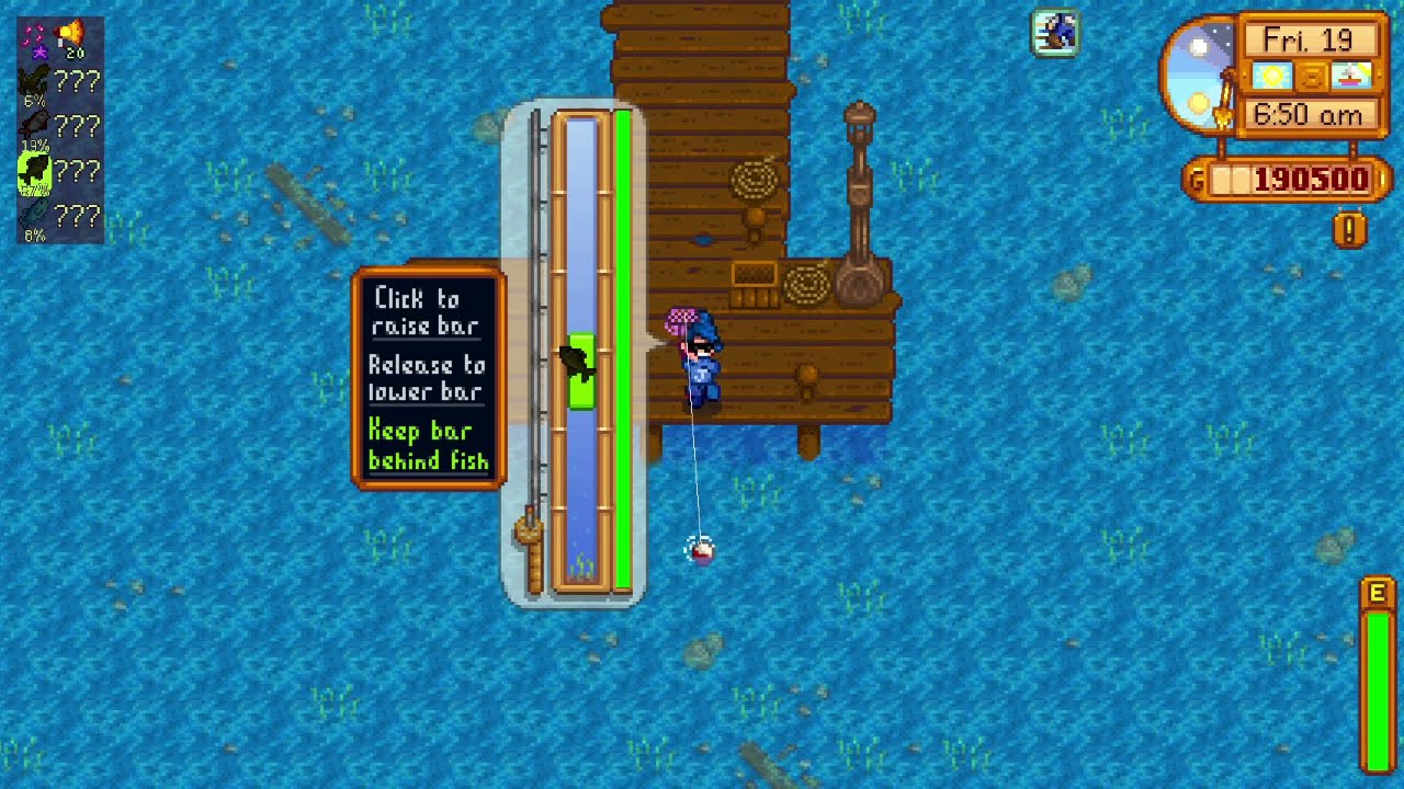 Fishing Info Overlays Stardew Valley Mod