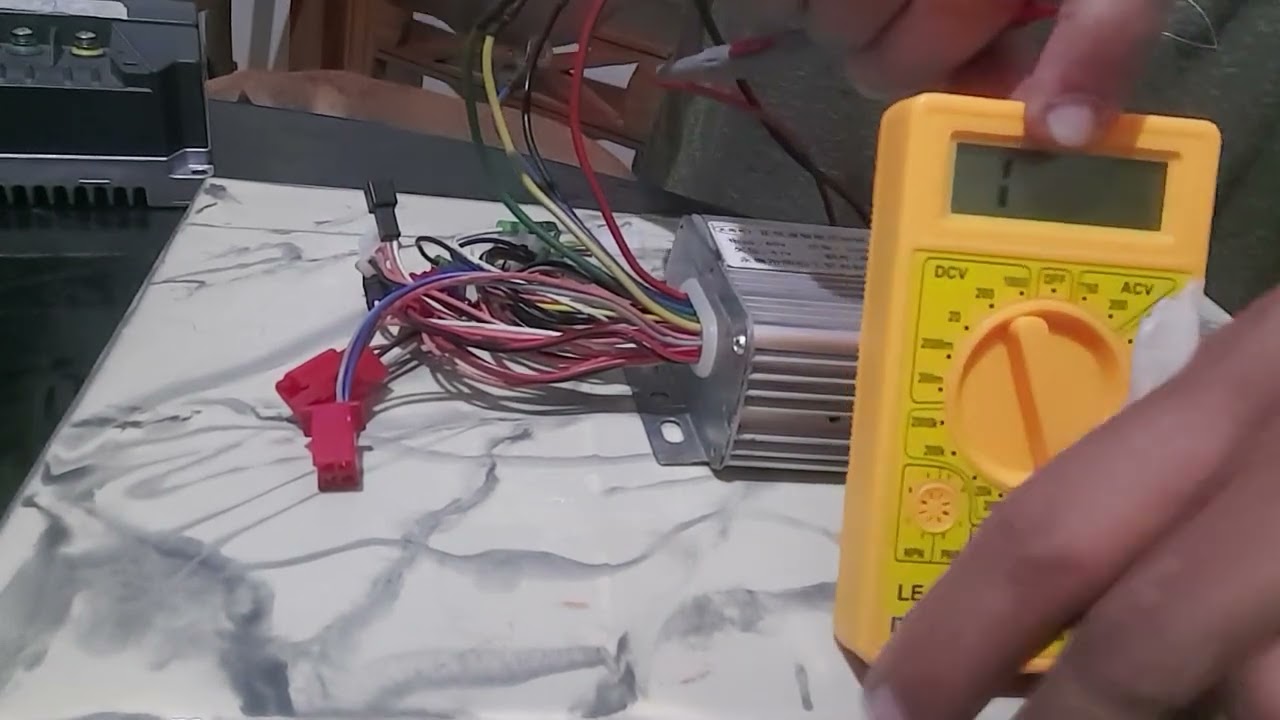 01 Teste na  Controladora de Scooter elétrico