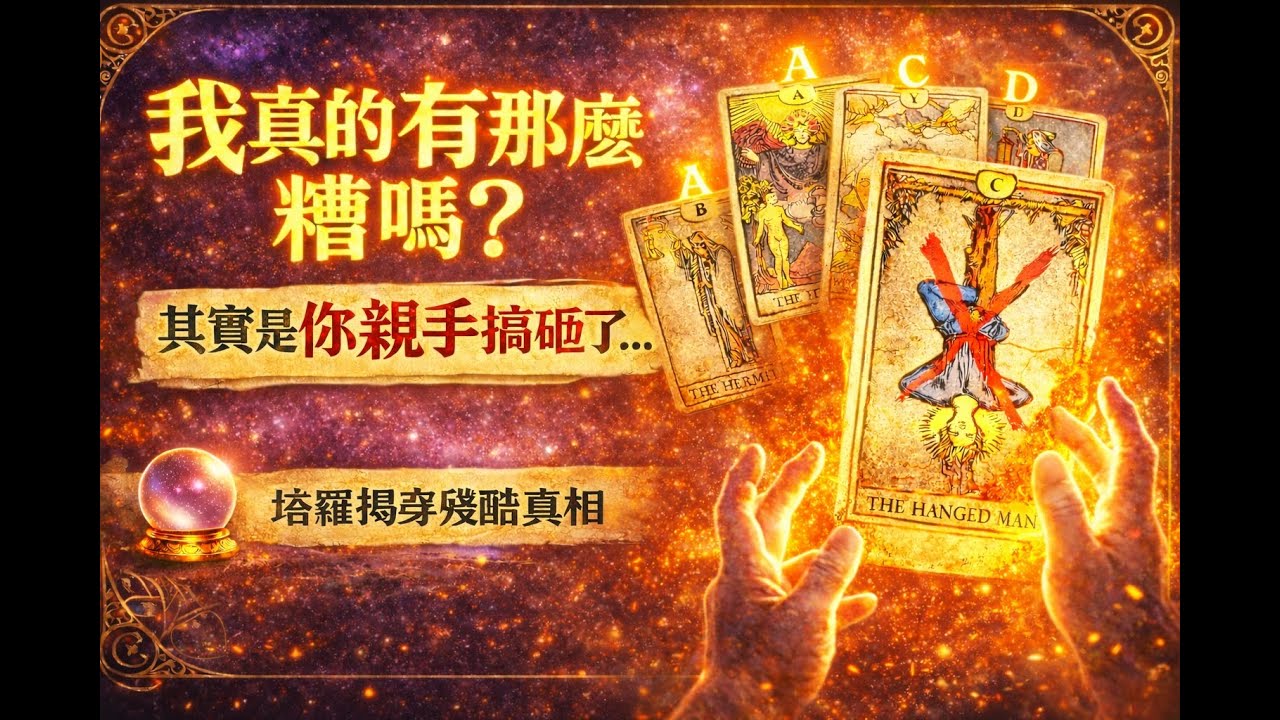 你不是沒愛情，而是你親手把感情卡死｜2026塔羅運勢占卜