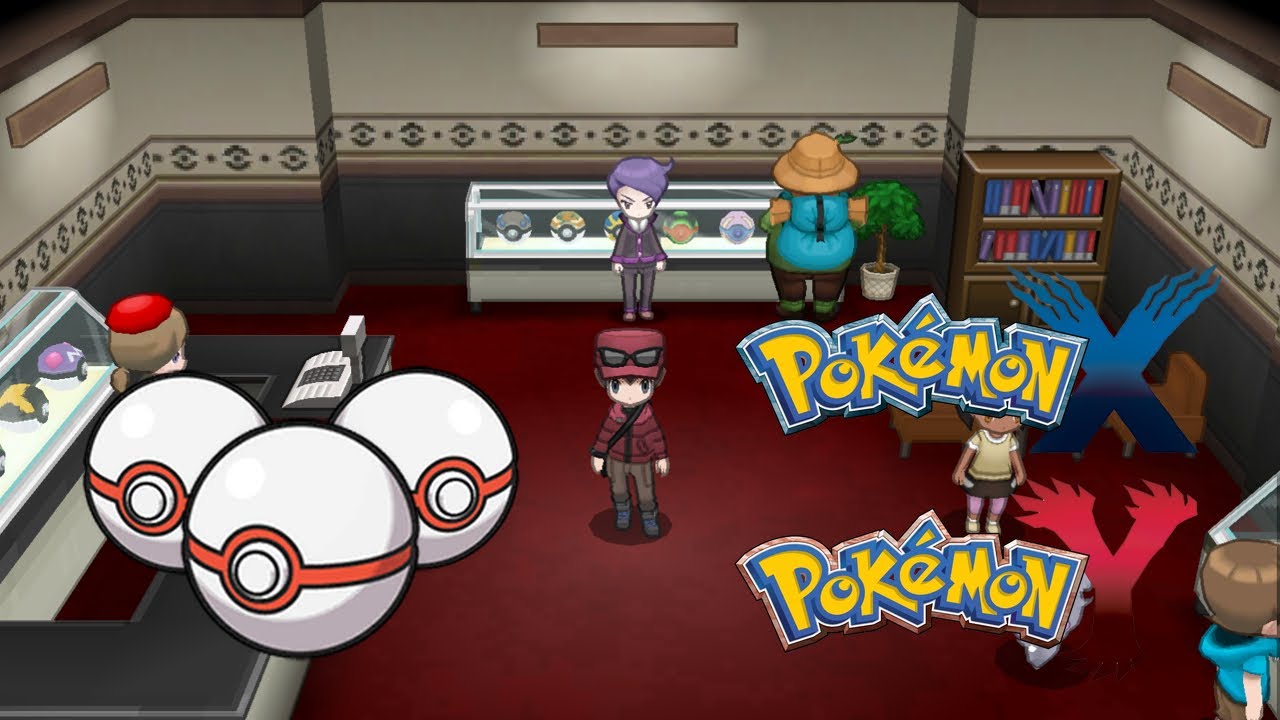 The only place where you can buy Premier Balls in Pokemon X & Y