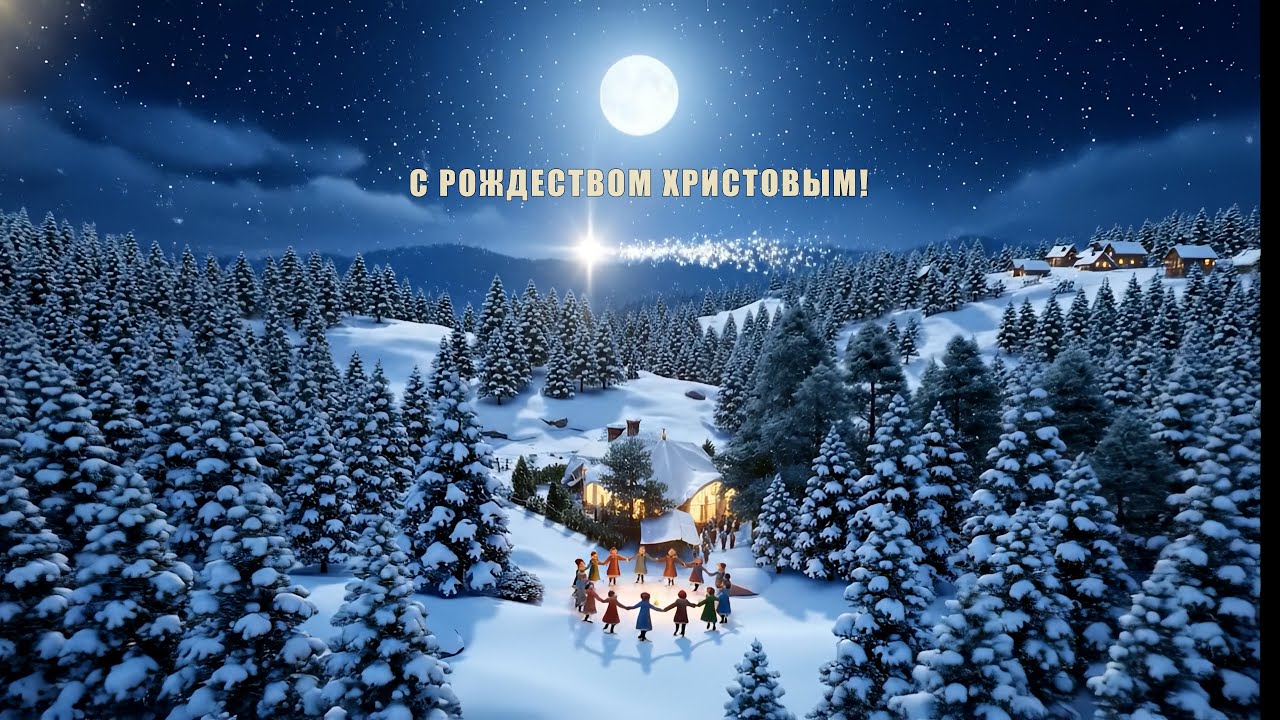Возлюбленные о Господе братья  и сестры! От всего сердца поздравляем Вас с Рождеством Христовым!