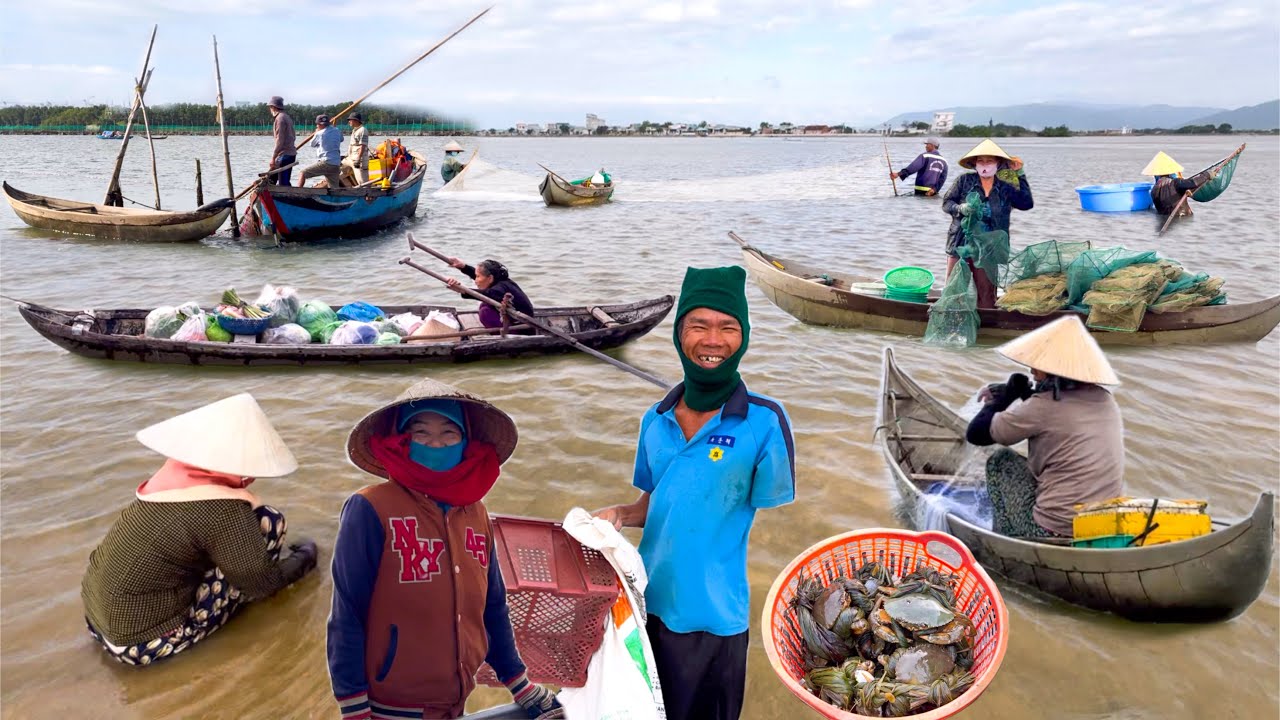 Nghề Mưu Sinh Trên Đầm Thị Nại | Đặc Sản Con Phễnh 25k/kg