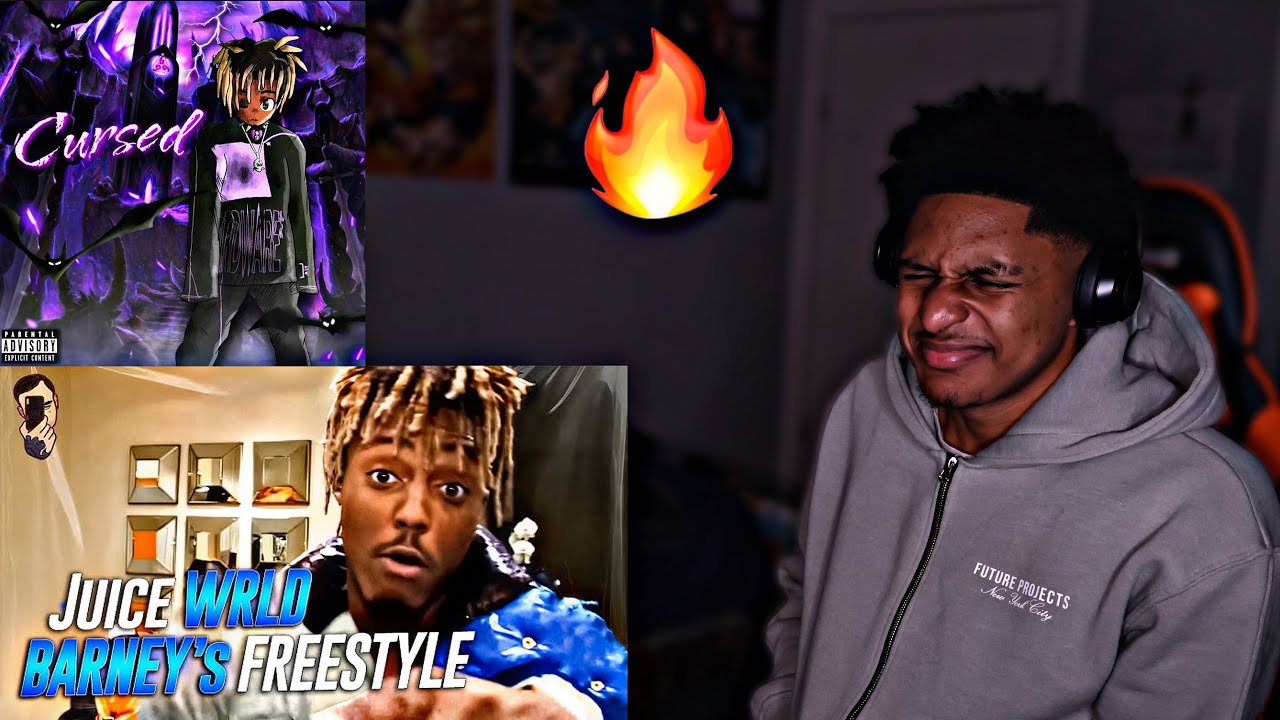 KYRO REACTS TO JUICE WRLD - BARNEYS FREESTYLE & CURSED (JUICE WRLD REACTION)