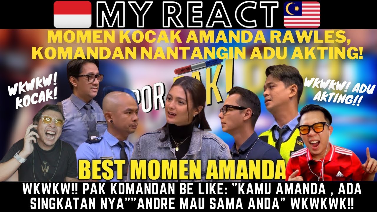 WKWKW! BISA GITU YA? INI LUCU PARAH! PAK ANDRE DAN PASUKIN BEST MOMEN WITH AMANDA! WKWKW!