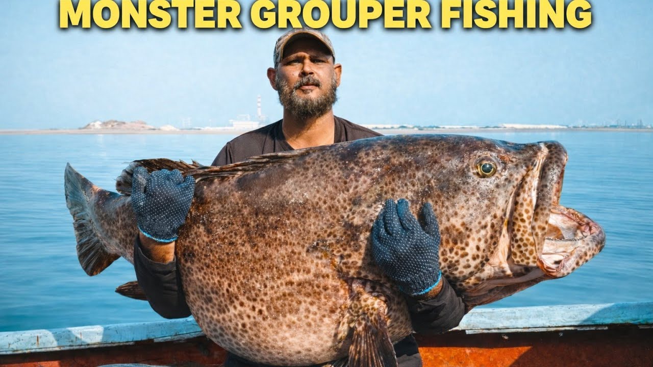 Monster Grouper Fishing Surrounding of the Charna island 