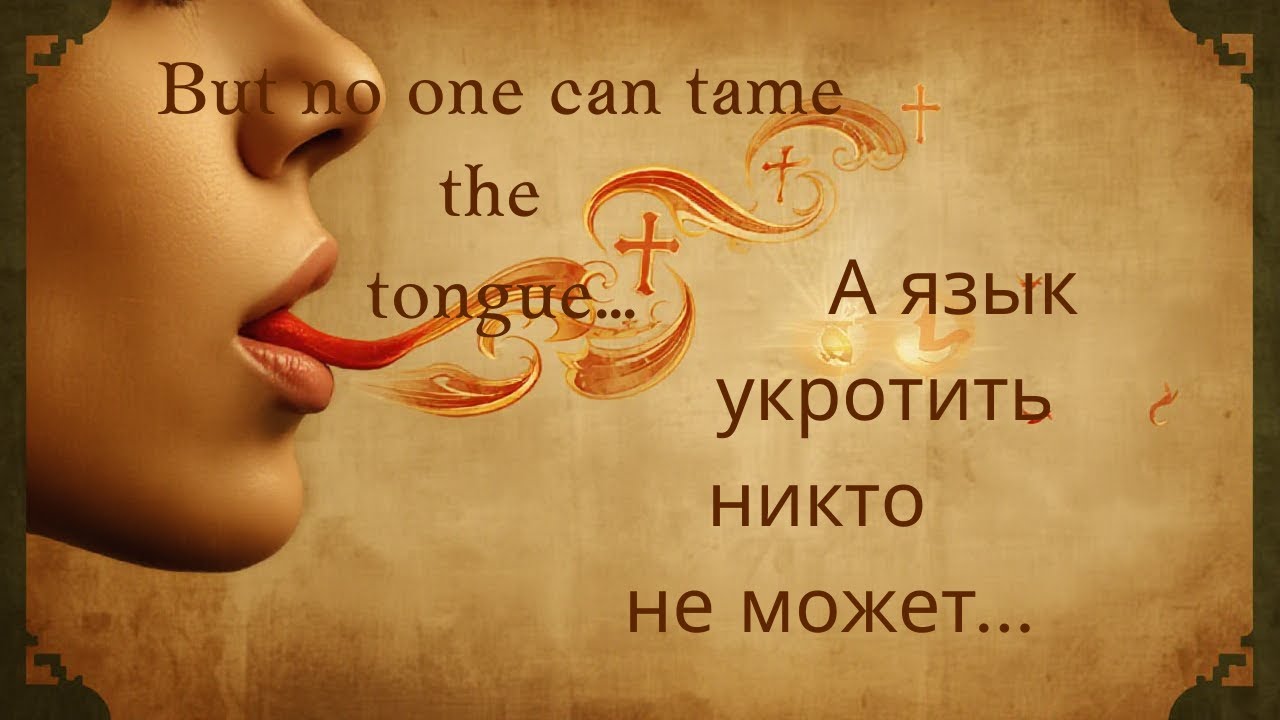 А язык укротить никто не может… And no one can tame the tongue...