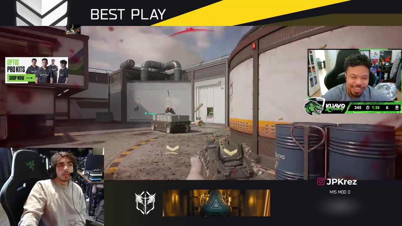 Kenny Reacts to OpTic Slamming Thieves in Scrims! 👀