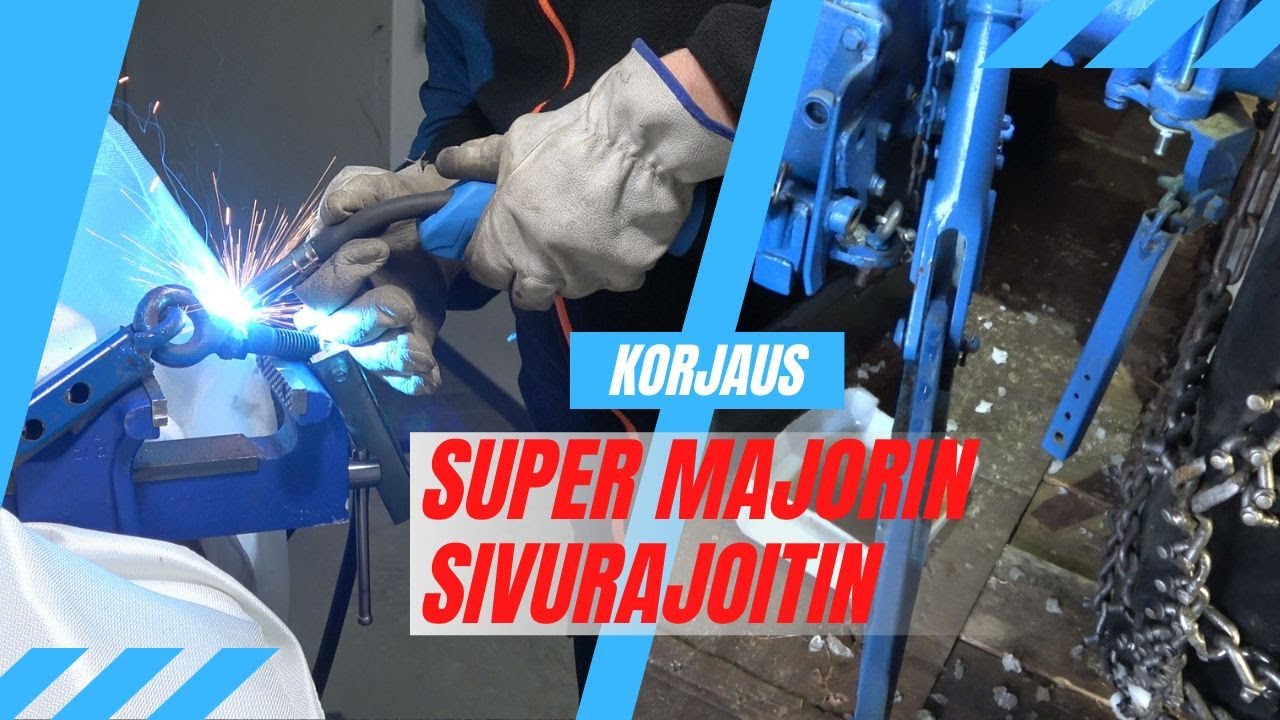 Fordson Majorin sivurajoittimen korjaus