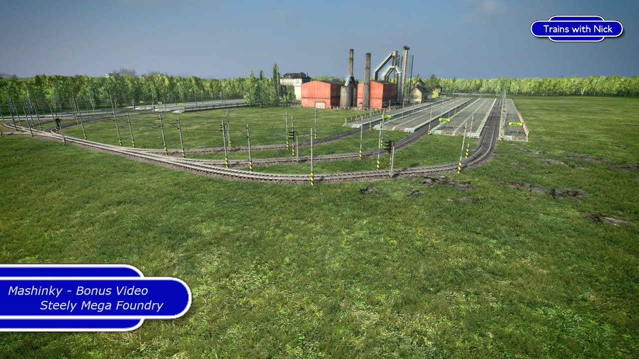 Mashinky S4 - Bonus Timelapse - Steely Mega Foundry