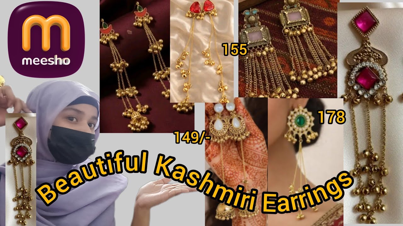 Meesho Kashmiri Earrings 😱 Under 200‼️Must Watch‼️ Viral Kashmiri Earrings 😱#kashmiriearrings 