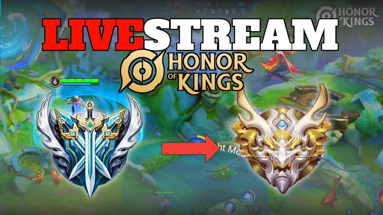 EPS 4 livestreaming push ranked honor of kings road to grandmaster