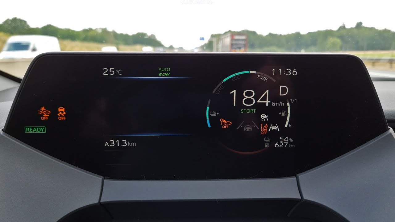 Toyota Prius (2023) acceleration 0-180 km/h