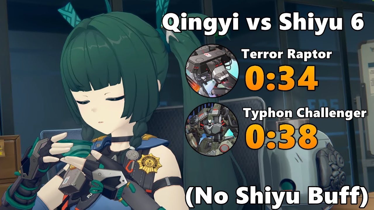 Qingyi DPS 72s Shiyu 6 (No Shiyu Buff) - ZZZ 2.2