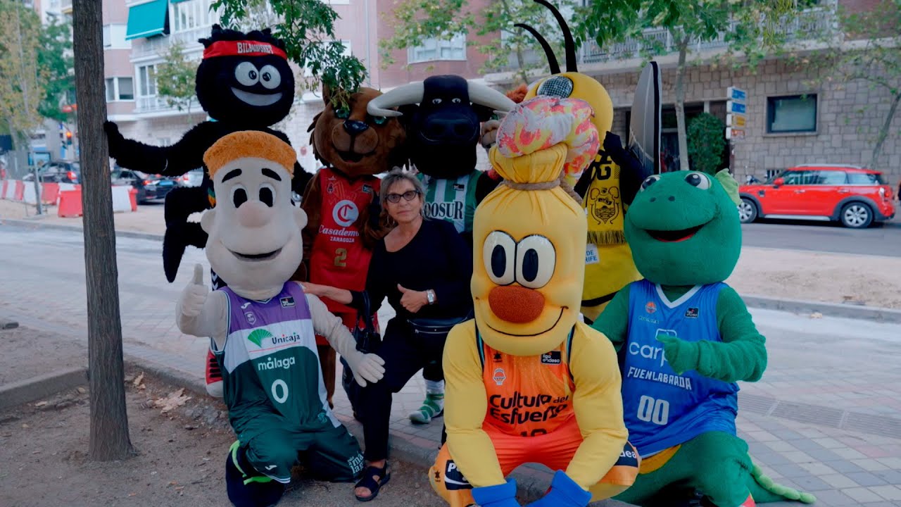 Las mascotas de la Liga Endesa salen a la calle | Liga Endesa 2022-23