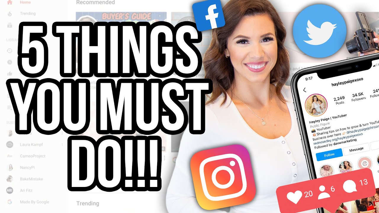 How To Become an INFLUENCER On Instagram In 2021! | (5 THINGS YOU MUST DO!)