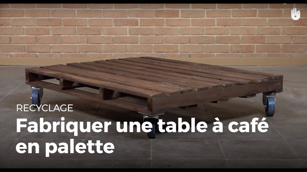 Fabriquer une table à café en palette | Recycler