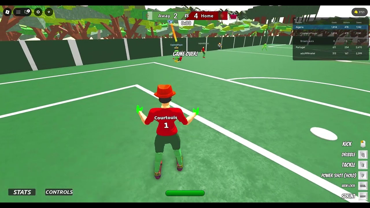 Realistic Soccer BUT the video ends when the score is 5-0