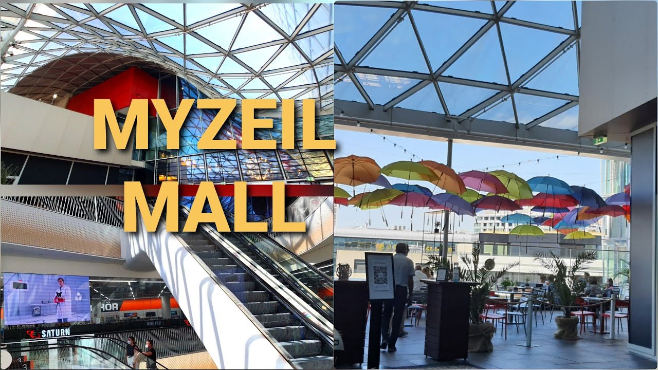 Attractions  in Frankfurt Frankfurt at main shopping center - MyZeil / Einkaufszentrum