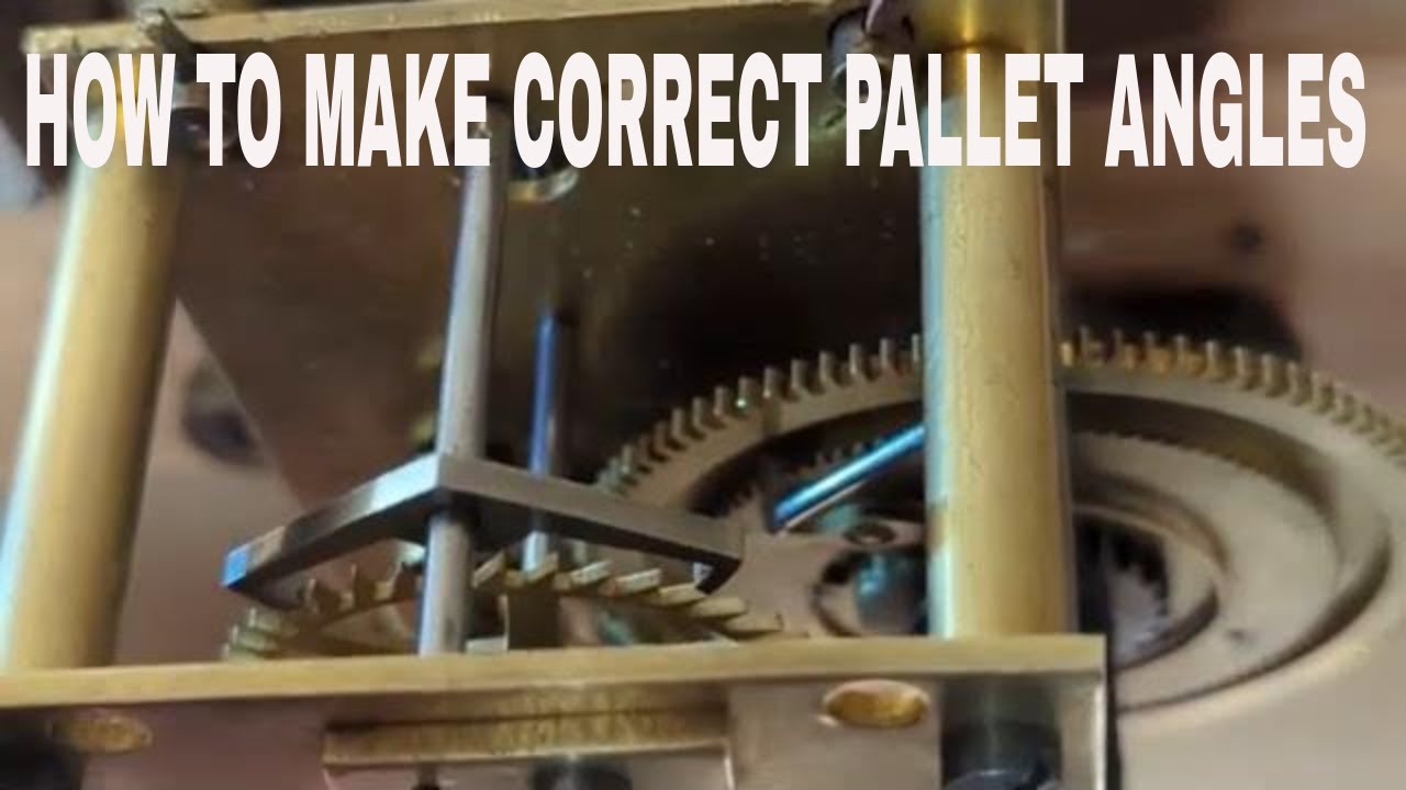 Finding a Way to Repair Clock's Pallets Impulse Faces How To