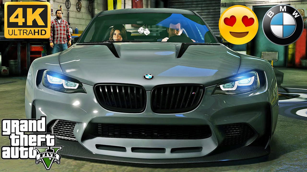 BMW Vision M tuning - GTA V test drive !