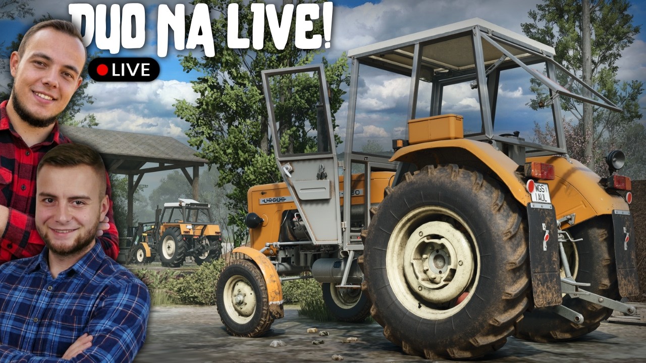 DUO NA LIVE! 🔴 Bronczek & Jankus 😂 Polska Wieś na Solku - FS25🔥Wpadaj na LIVE 💪 MST