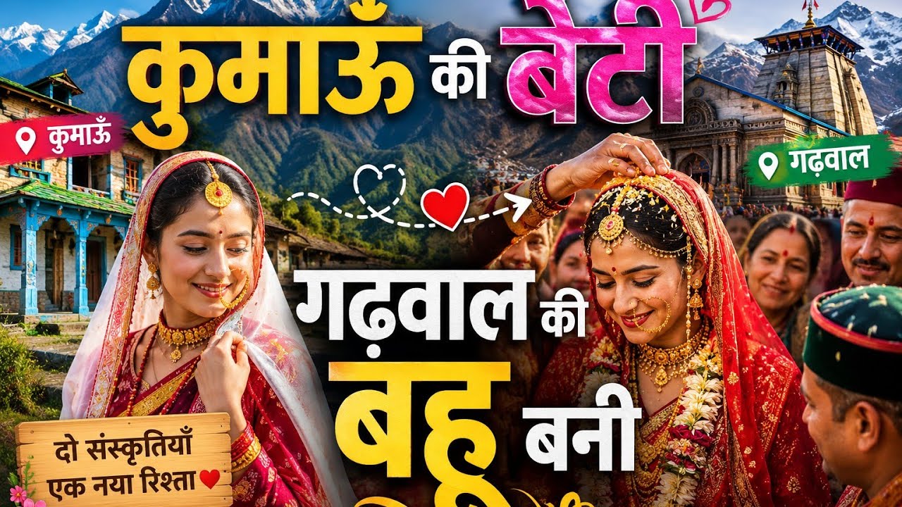 कुमाऊँ की बेटी बनी गढ़वाल की बहु। (उत्तराखंडी)    हम है पहाडी 🎊🥳