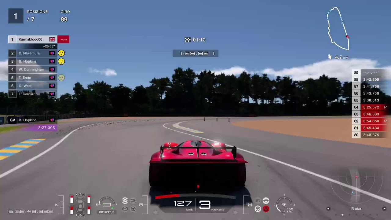 Gran Turismo 7 Lemans 6h (Real Time)