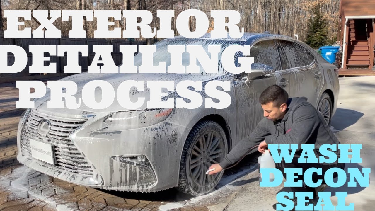 Our exterior washing process on lexus ES 350