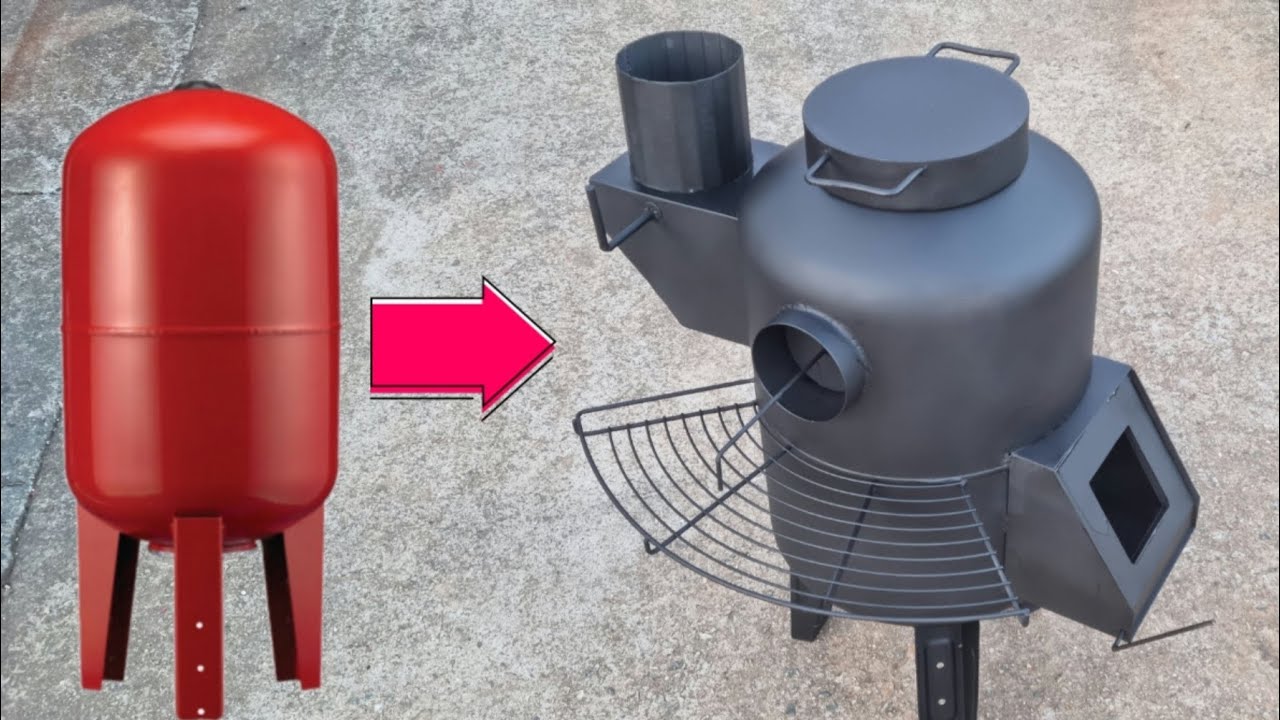 난로 만들기 전체 영상 The whole video of making a stove