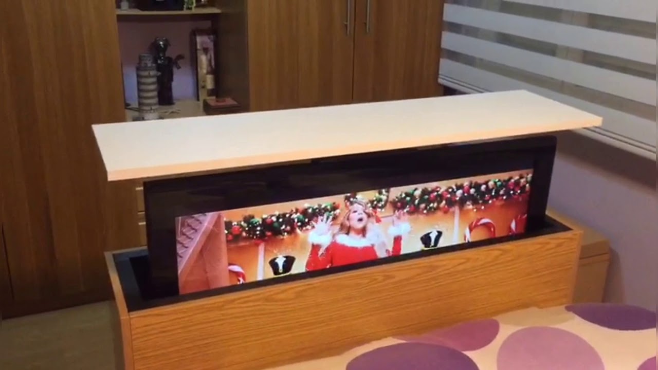 Como montar un mueble motorizado para un televisor plano, en este caso un Samsung.