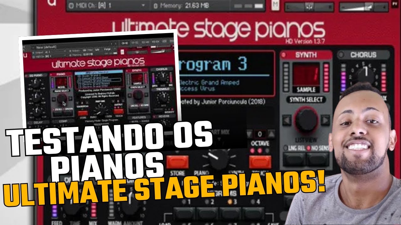 Os PIANOS do Ultimate Stage Pianos são Realmente BONS? | Teste de sons