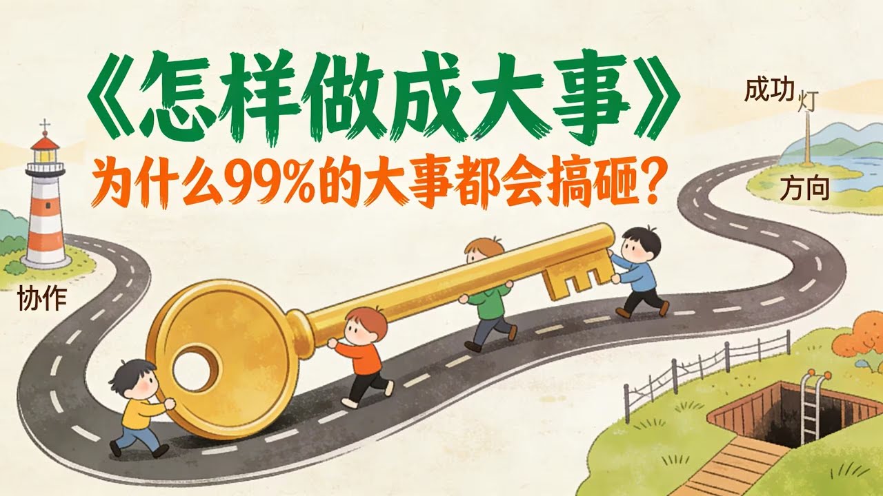 《怎樣做成大事》別再打卡加班了！真正做成大事的人，都在偷偷做這3件『無人看見』的事 #十分鍾讀書 #讀書筆記 #書籍解讀 #讀書分享 #成長 #自我提升 #心理學 #商業思維 #成功學 #提升效率