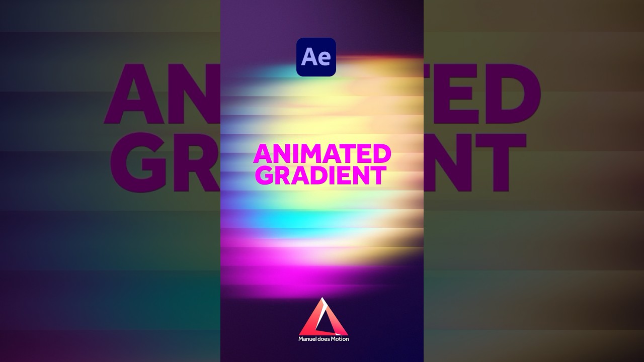 Unique Animated Gradient in After Effects | Tutorial