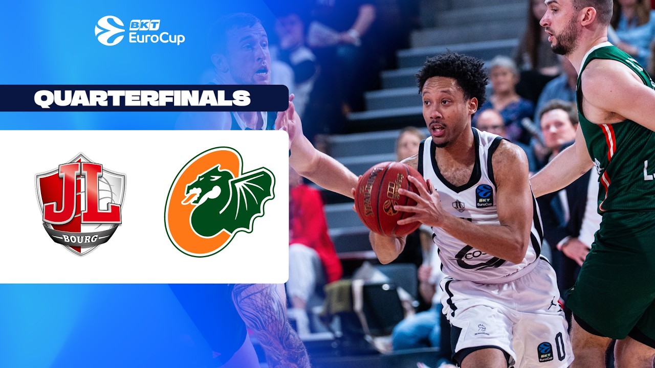 Cosea JL Bourg-en-Bresse - Cedevita Olimpija | Quarter-Finals | Highlights | 2025-26 BKT EuroCup