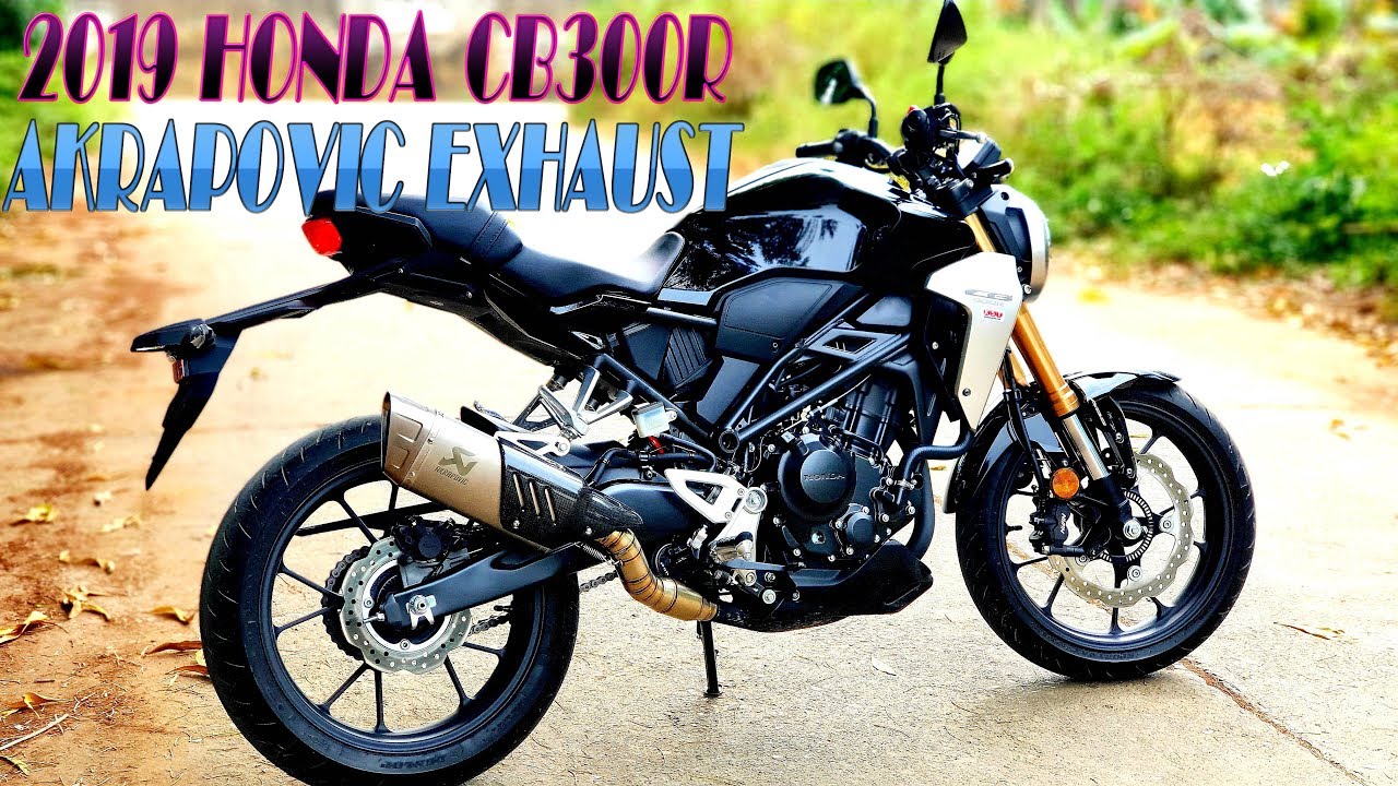 2019 HONDA CB300R Akrapovic Exhaust Installation