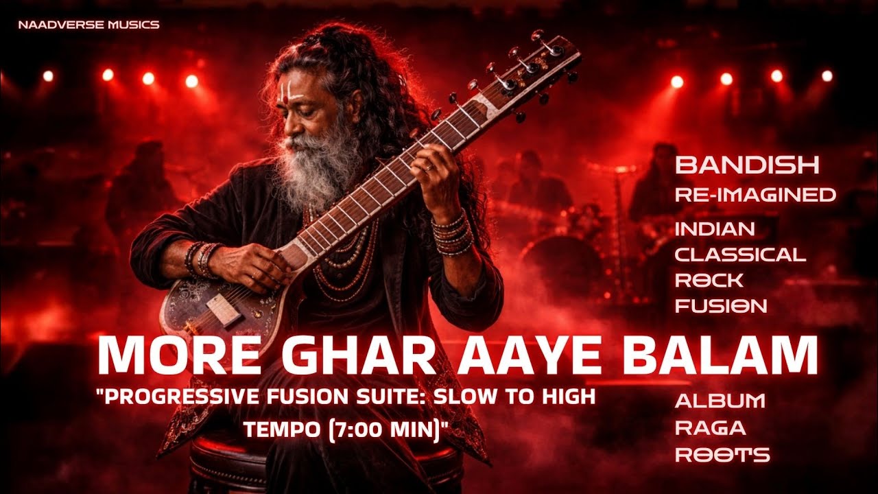 More Ghar Aaye Balam | Indian Classical Rock Fusion | Album: Raga Roots | 7:06 Min Suite | NaadVerse