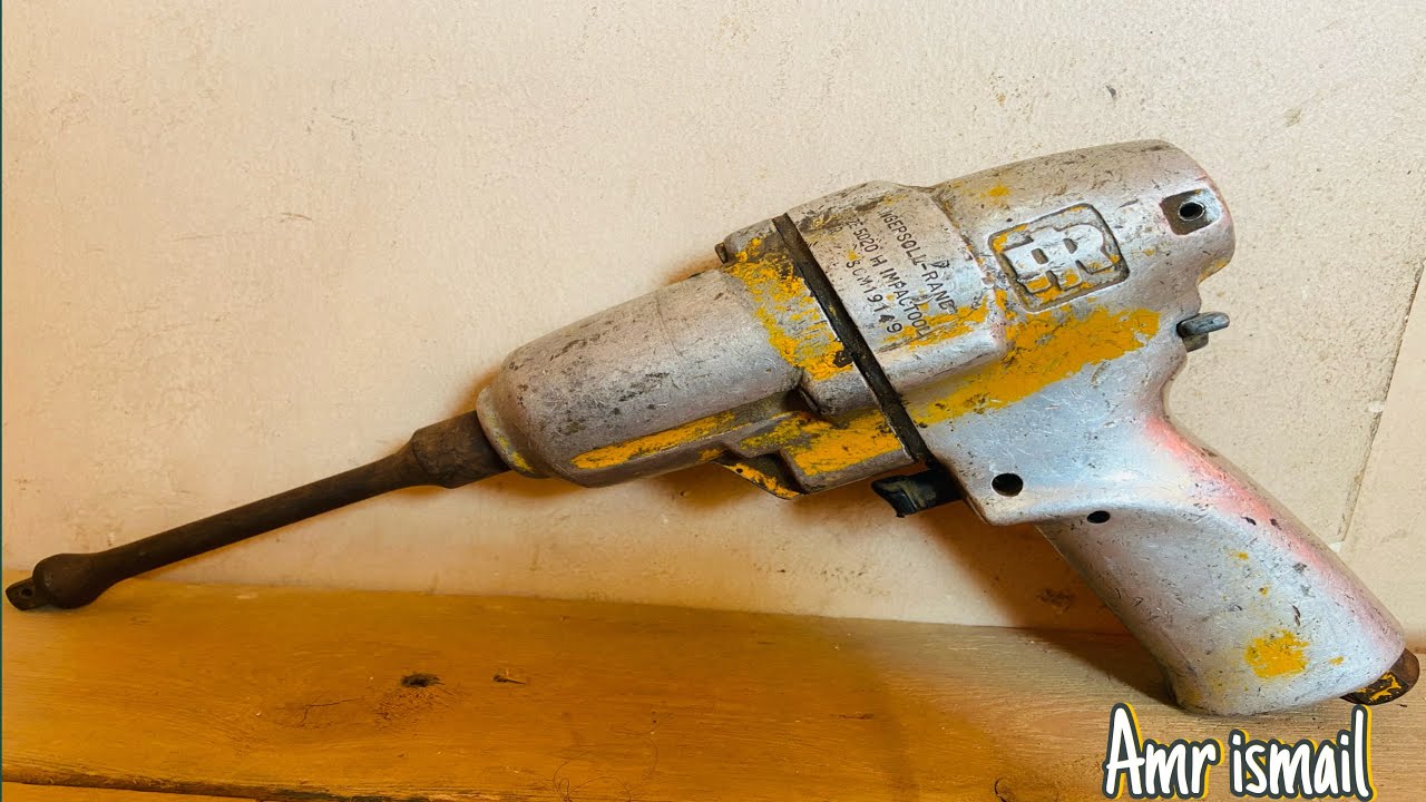 صيانة دريل هواء           restoration Impact ingersol rand size 5020