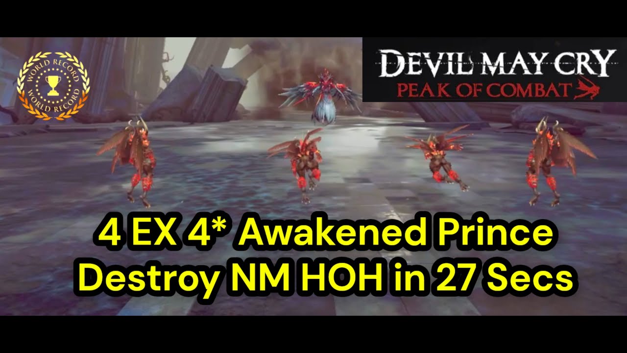 4 x Fully Maxed Awakened Prince Send Nightmare to Hell