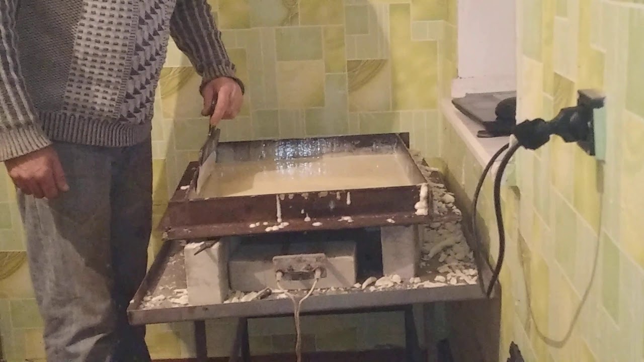 Изготовление крышек для ульев ППУ+фанера
