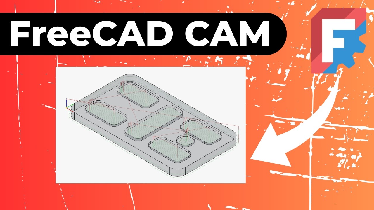 Учебное пособие по FreeCAD CAM: 2.5D фрезерование, обработка пазов и профильные траектории инстру...