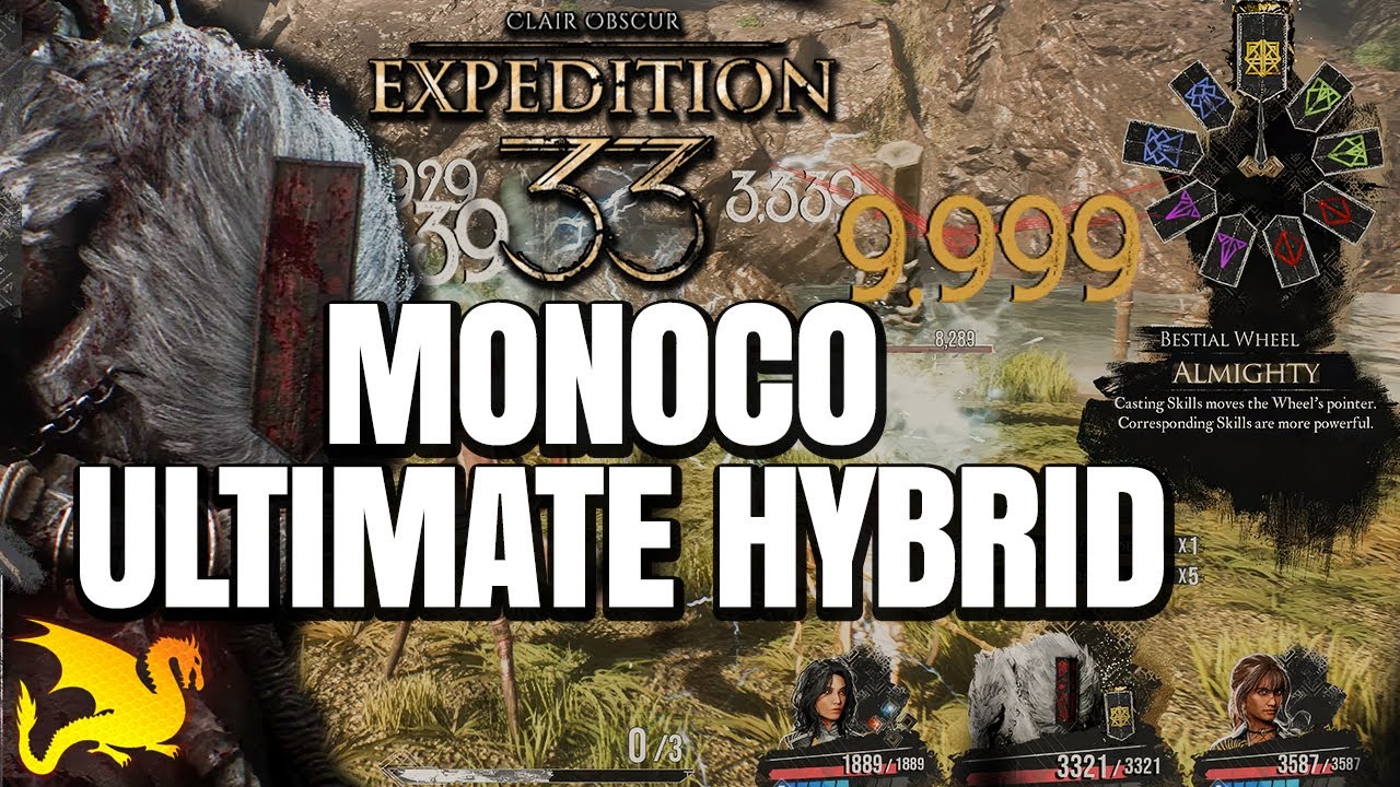 Monoco Mid Game Ultimate Support DPS Hybrid - CLAIR OBSCUR EXPEDITION 33