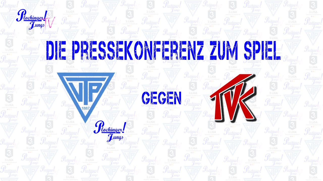 Pressekonferenz zum Spiel TV Plochingen - TV Kirchzell 08.05.2022