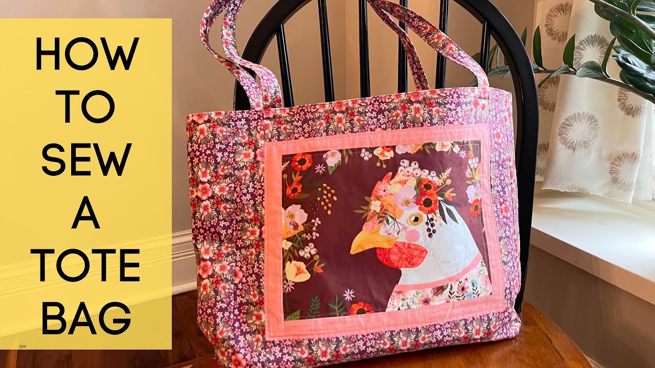 DIY Mother's Day Gift Idea - Farmer&rsquo;s Market Tote Bag Sewalong - Sewing Workshop Tutorial - Easy