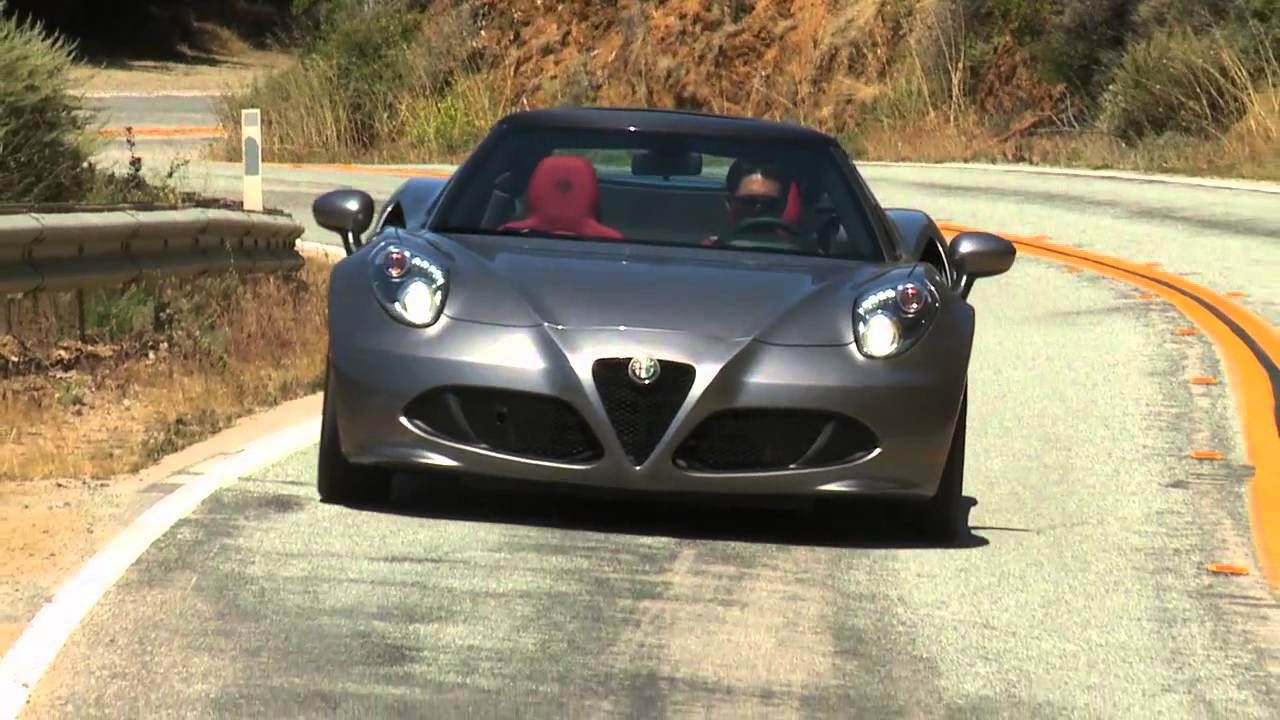 2015 Alfa Romeo 4C Spider Running Footage (5:40)