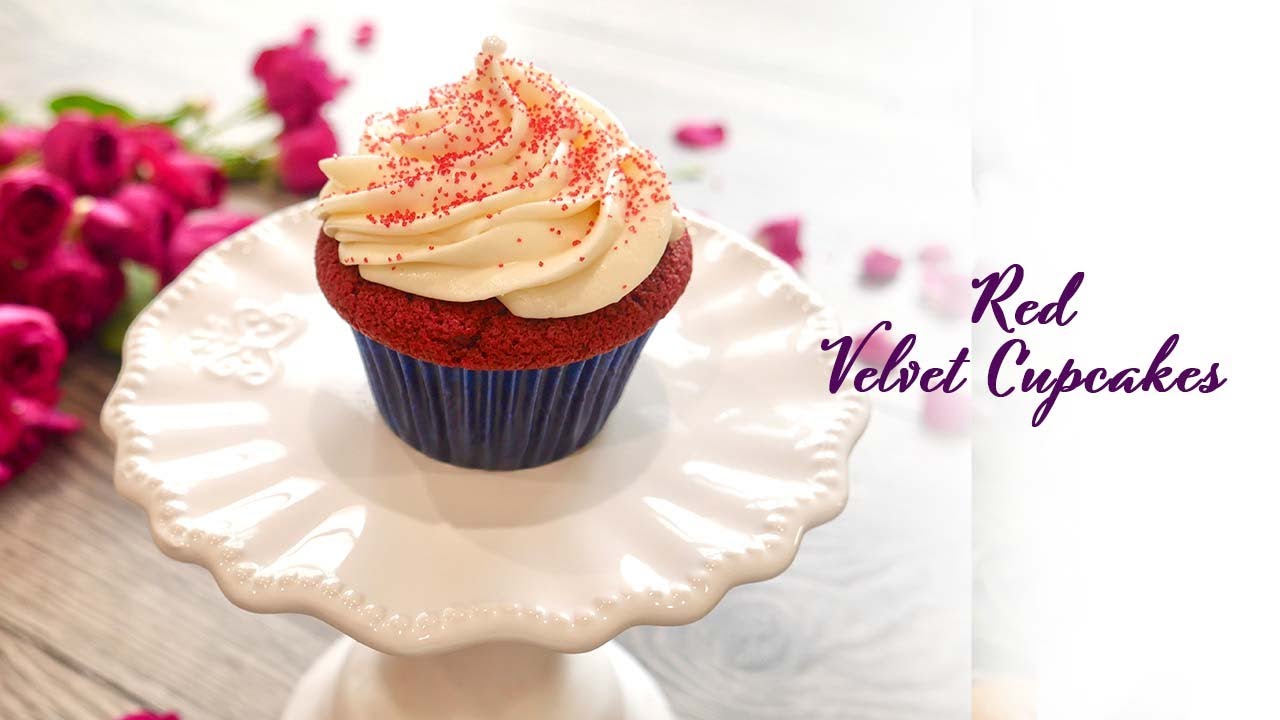Red Velvet Cupcakes - Learn how to make the most luscious delicious cream cheese frosting 😋🧁