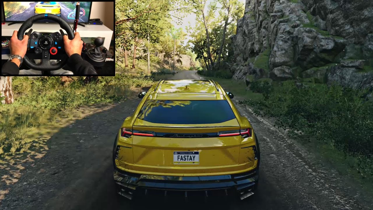 NFS UNBOUND Lamborghini Urus - Logitech g29 gameplay