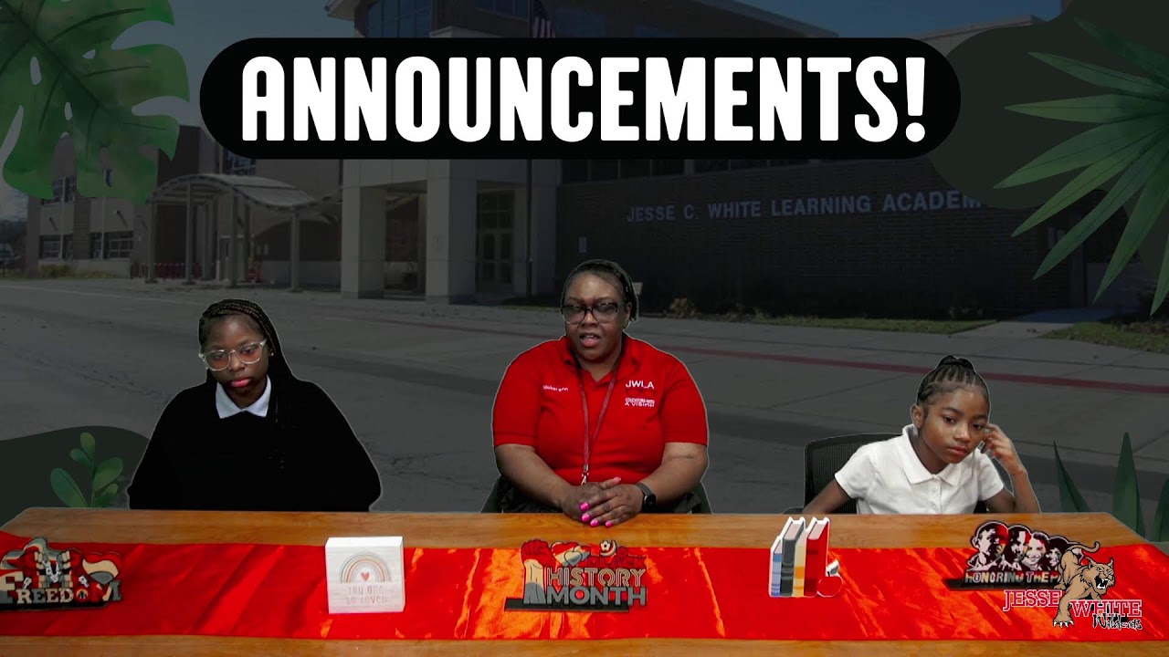 Jesse White Learning Academy - Broadcasting