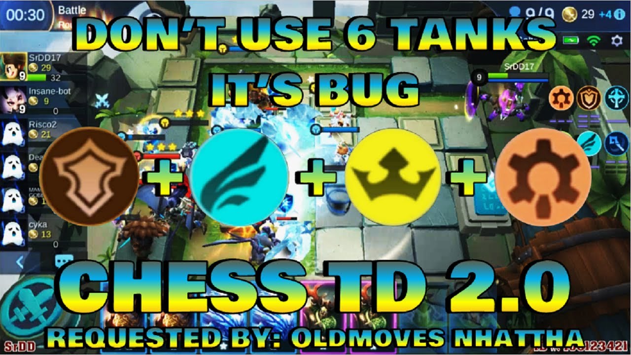 TANK, NORTHERN VALE, CYBORG & EMPIRE BUILD - CHESS TD 2.0 GAMEPLAY | Mobile legends Bang Bang